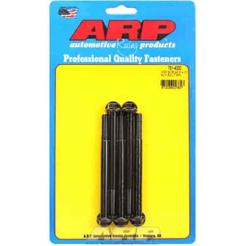 Black Oxide, 5/16" -24, 4.000" UHL, Hex
