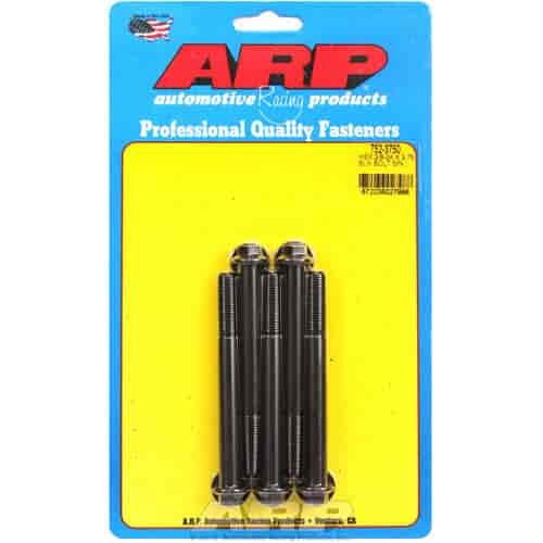 Black Oxide, 3/8" -24, 3.750" UHL, Hex