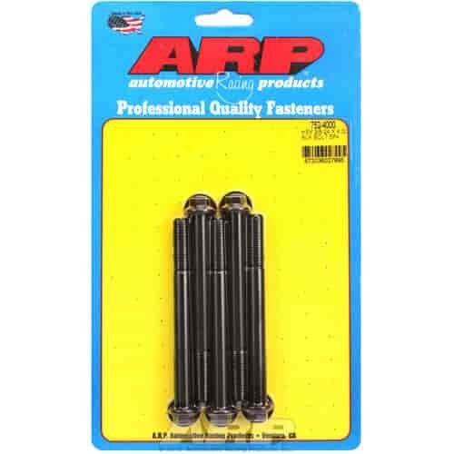 Black Oxide, 3/8" -24, 4.000" UHL, Hex