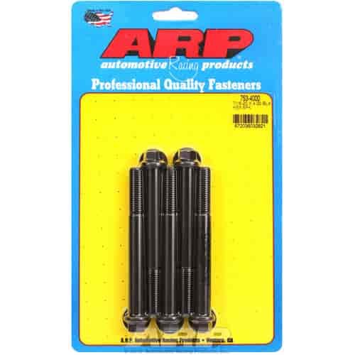 Black Oxide, 7/16" -20, 4.000" UHL, Hex