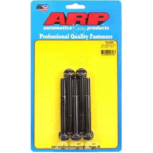 Black Oxide, 3/8" -24, 3.500" UHL, Hex