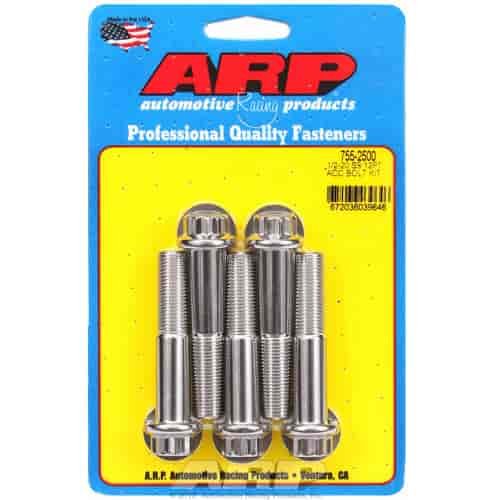 1/2 -20 x 2.500 12pt SS bolts