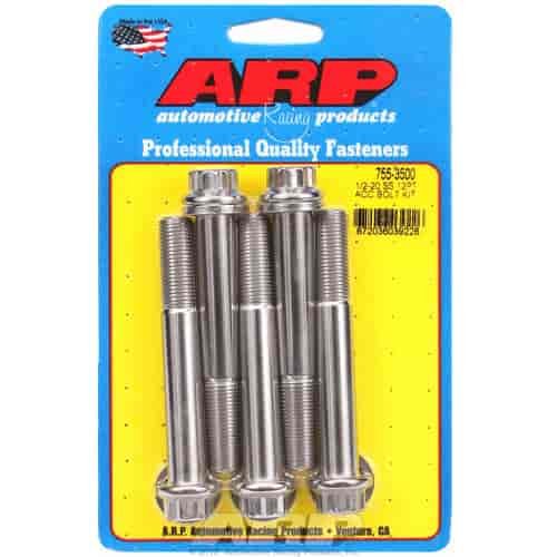 1/2 -20 x 3.500 12pt SS bolts