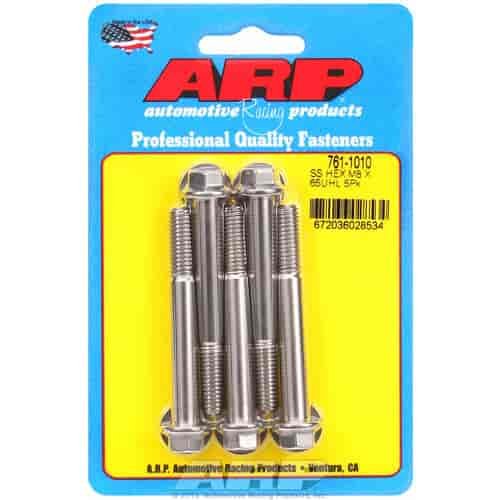 Stainless Steel, M8 x 1.25, 65mm UHL, Hex Head