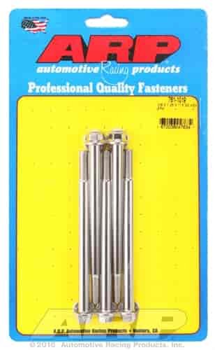 M8 x 1.25 x 115 hex SS bolts