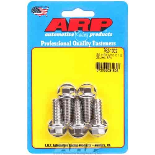 Stainless Steel, M10 x 1.50, 25mm UHL, Hex Head
