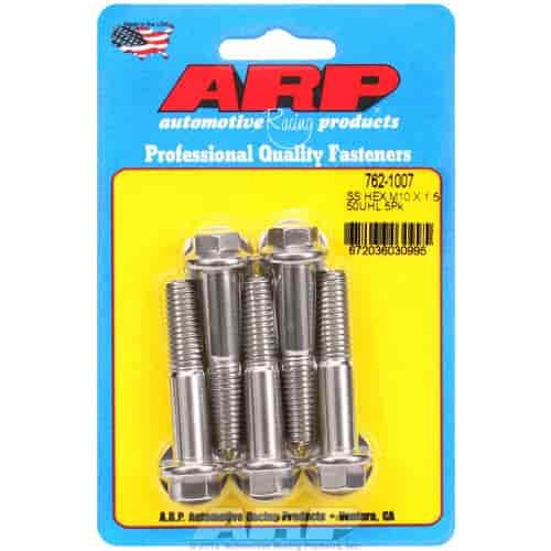 Stainless Steel, M10 x 1.50, 50mm UHL, Hex Head