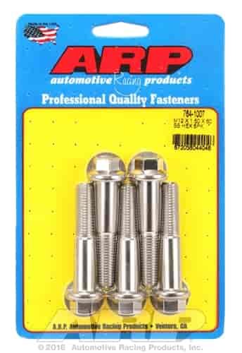 M12 x 1.50 x 60 hex SS bolts