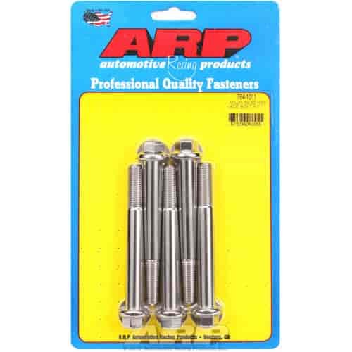 M12 x 1.50 x 100 hex SS bolts