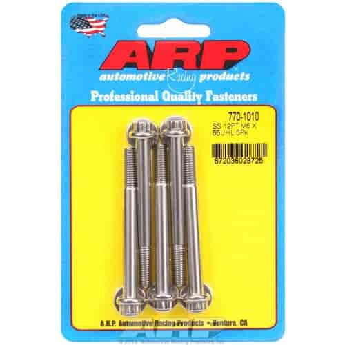 Stainless Steel, M6 x 1.00, 65mm UHL, 12-Point