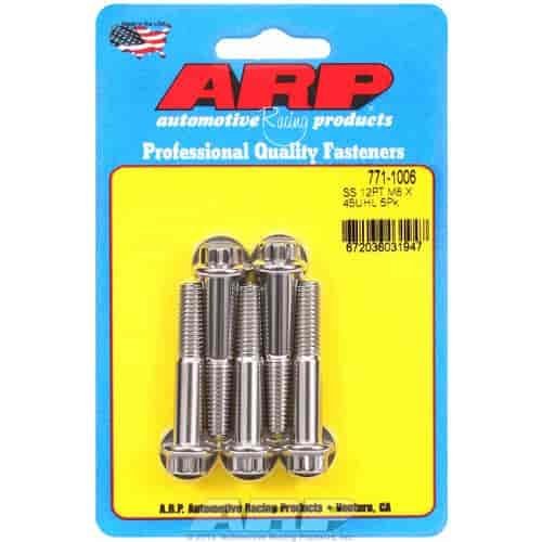 Stainless Steel, M8 x 1.25, 45mm UHL, 12-Point