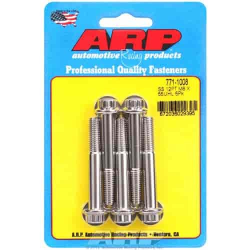 Stainless Steel, M8 x 1.25, 55mm UHL, 12-Point