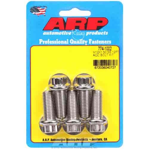 M12 x 1.50 x 30 12pt SS bolts