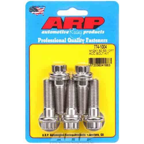 M12 x 1.50 x 40 12pt SS bolts