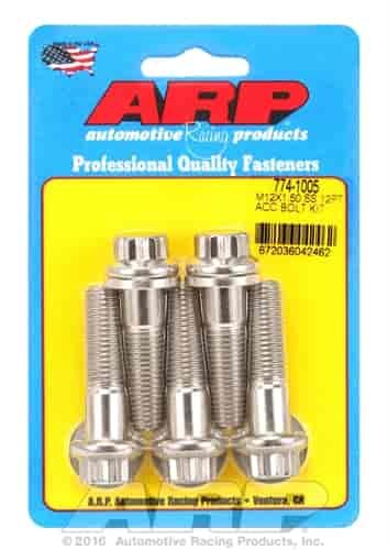 M12 x 1.50 x 45 12pt SS bolts