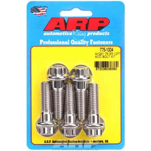 M12 X 1.75 X 40 12pt SS bolts