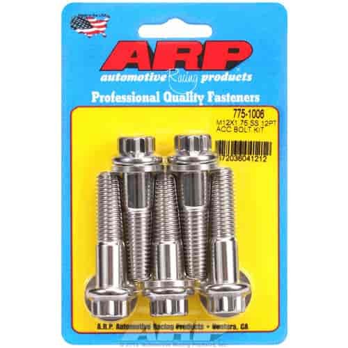 M12 X 1.75 X 50 12pt SS bolts