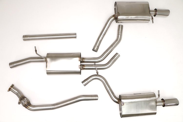 Performance Cat-Back Exhaust 2005-08 Audi B7 A4 2.0L Turbo Manual