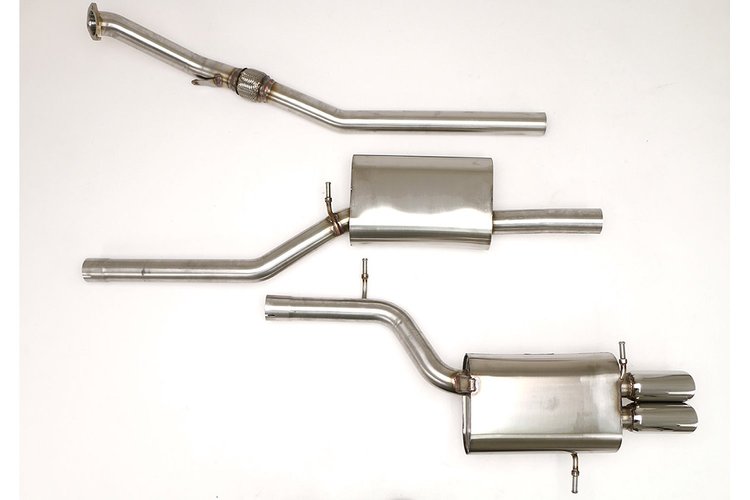 Performance Cat-Back Sport Exhaust 1997-2001 Audi B5 A4 Quattro 1.8L Turbo 5-Speed