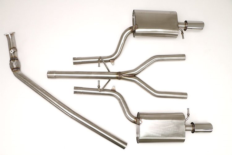 Performance Cat-Back Sport Exhaust 2002-03 Audi B6 A4 Quattro 1.8L Turbo 5-Speed