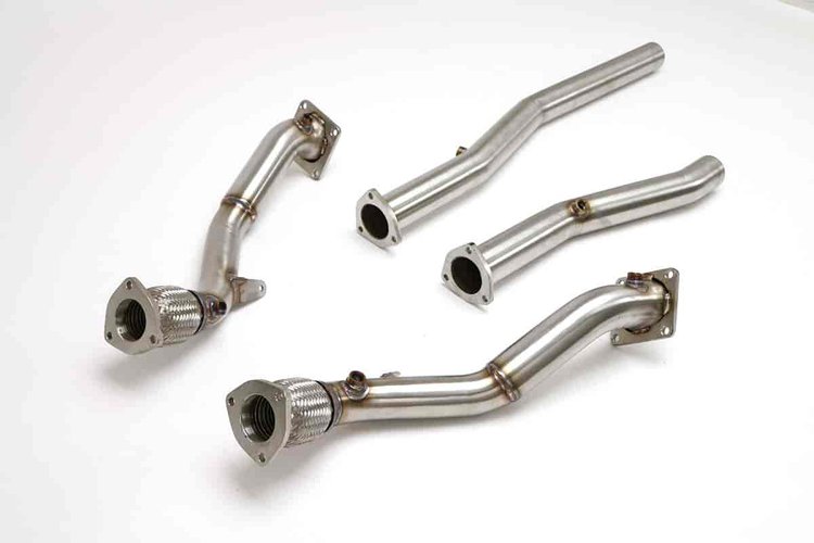 A6 D/PIPE WITH RACE PIPES