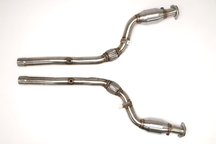 Performance Turbo Downpipe 2004-08 Audi B6/B7 S4 Quattro 4.2L 6-Speed