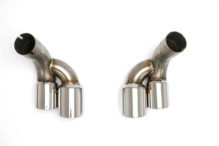 Quad Double Wall Exhaust Tips For FPOR-0850/FPOR-0851/FPOR-0855