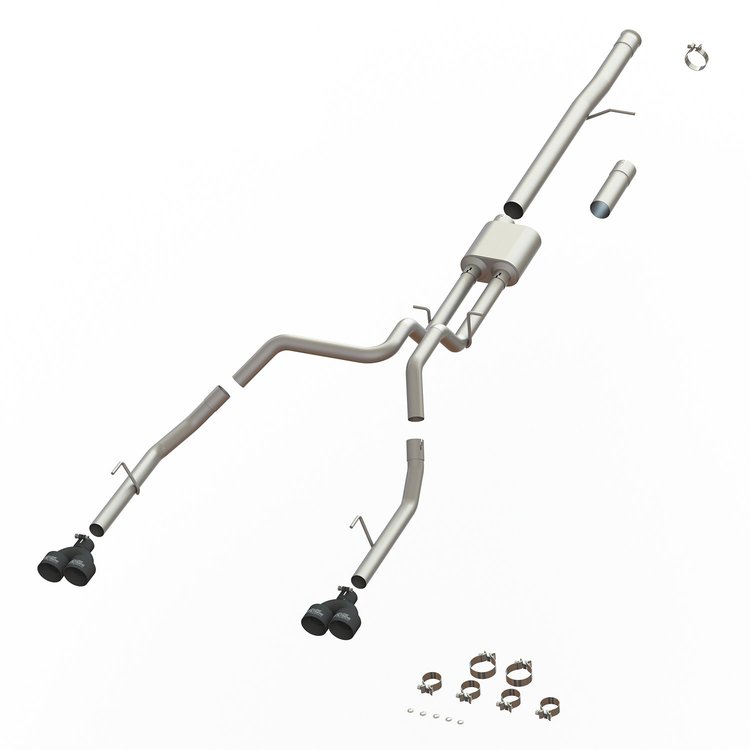 50102 MaxFlow Xtreme Cat Back System for 2019-2022 Chevy Silverado 1500, 2019-2022 GMC Sierra 1500