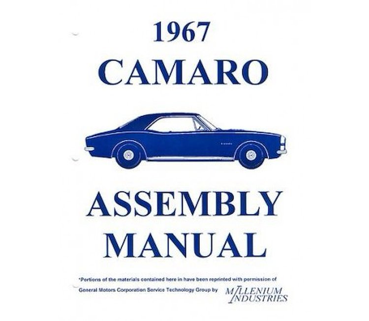 Factory Assembly Manual 1967 Chevy Camaro
