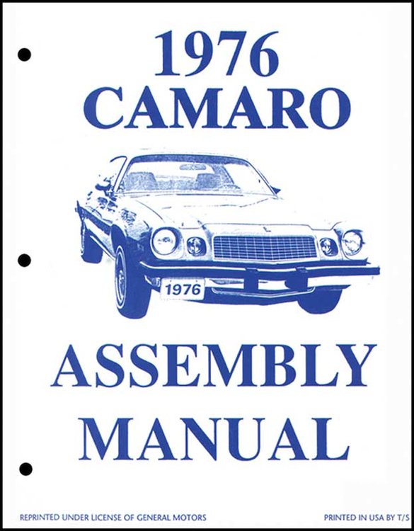 FACTORY ASSEMBLY MANUAL,