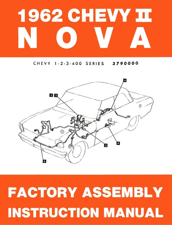 Factory Assembly Manual 1962 Chevy Nova