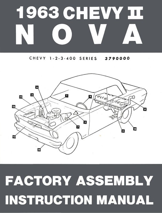 Factory Assembly Manual 1963 Chevy Nova