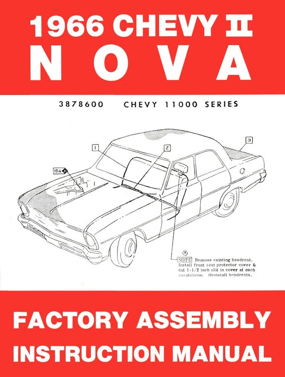 Factory Assembly Manual 1966 Chevy Nova