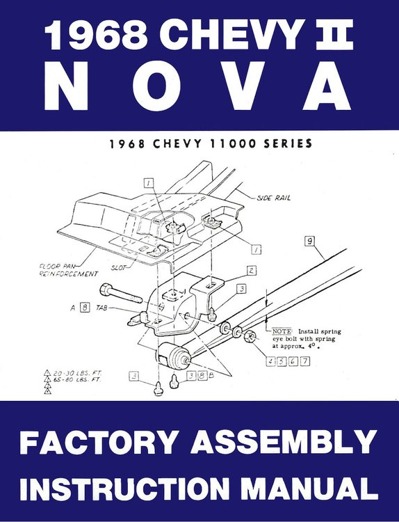 Factory Assembly Manual 1968 Chevy Nova