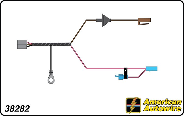 TACHOMETER HARNESS, V8