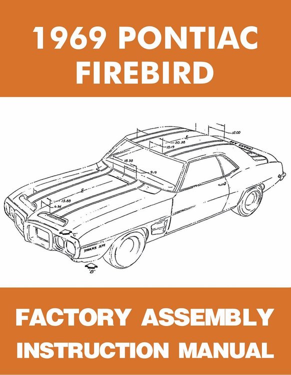 Factory Assembly Manual 1969 Pontiac Firebird