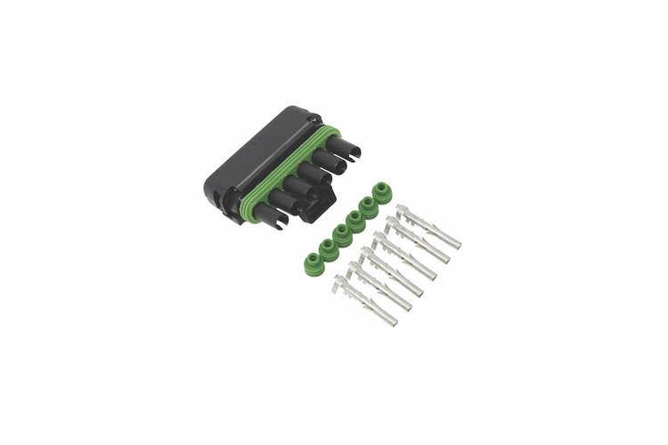 Weather-Pac Connector 6-Way Flat Female