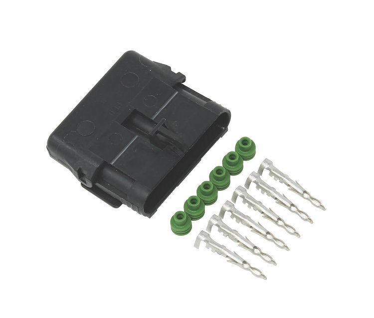 Weather-Pac Connector 6-Way Flat Male