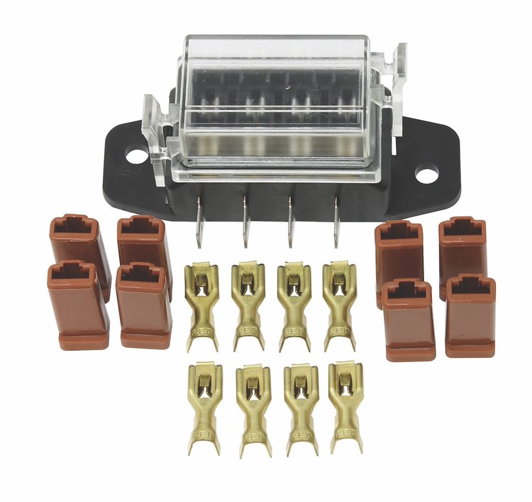 Four-Fuse Auxiliary Fuse Block Assembly 65 amp