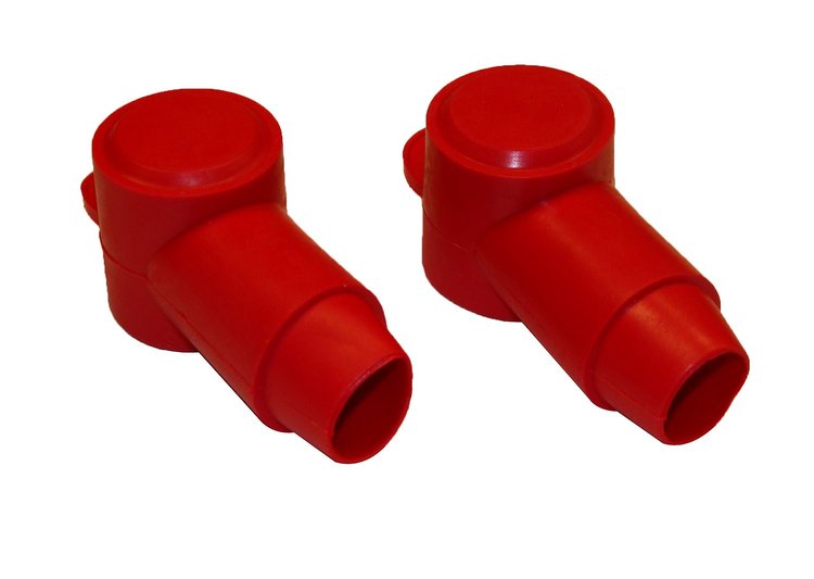 Master Disconnect Boot Set Red