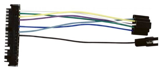 Steering Column Adapter Harness 1959-1963 Chevy Corvette, Full-Size, Nova, Pickup Truck, For Stock Steering Column to AAW Dash