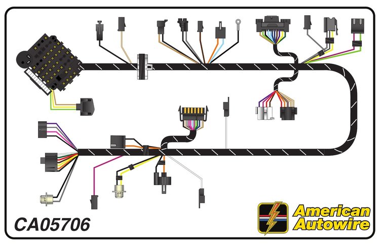 DASH HARNESS, auto. trans