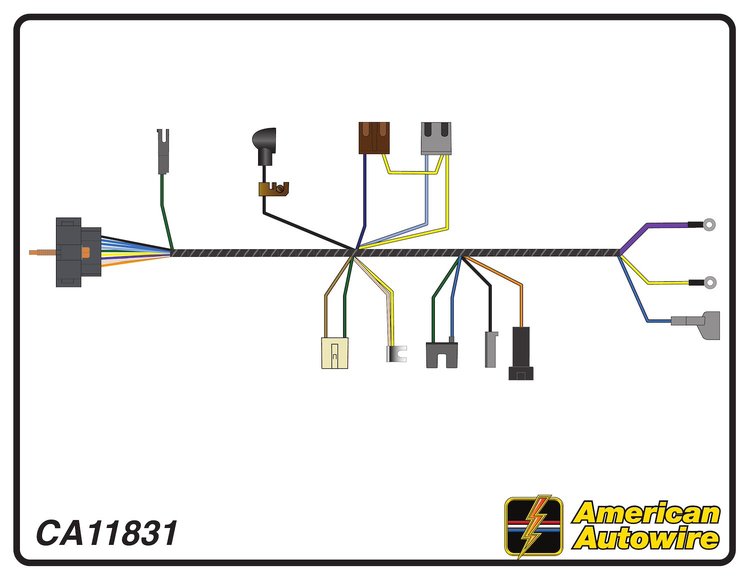 ENGINE HARNESS, 6 cyl., m