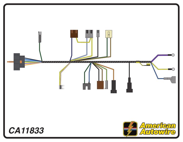 ENGINE HARNESS, 6 cyl., a