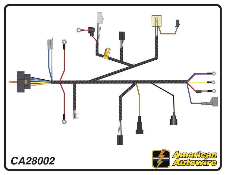 ENGINE HARNESS, 6 cyl., w