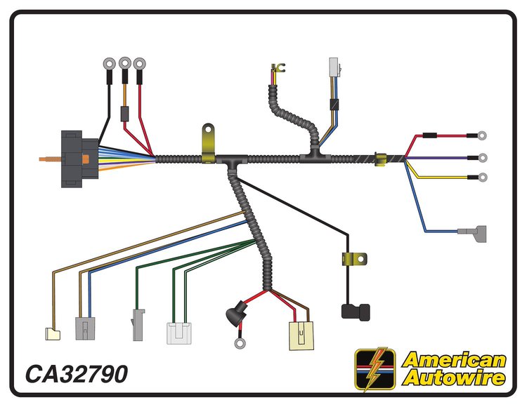 ENGINE HARNESS, 6 cyl., w