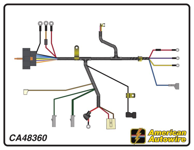 ENGINE HARNESS, 6 cyl., a
