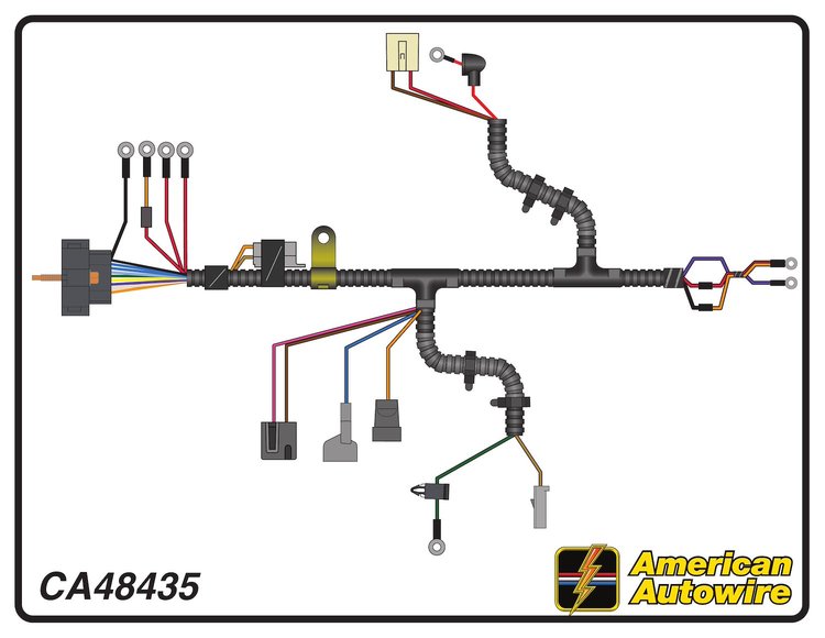 ENGINE HARNESS, V8, TH400