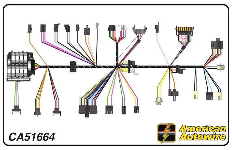 DASH HARNESS, with gauges
