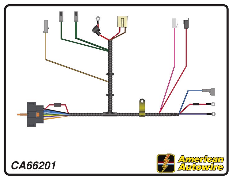 ENGINE HARNESS, 6 cyl.